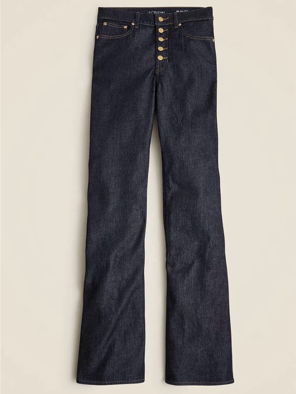 J Crew High-Rise ‘96 Flare Dark Wash Jeans - Picture 4 of 8